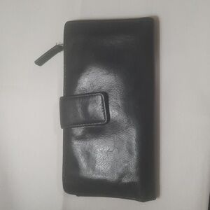 Rachel Roy Black Leather Wallet